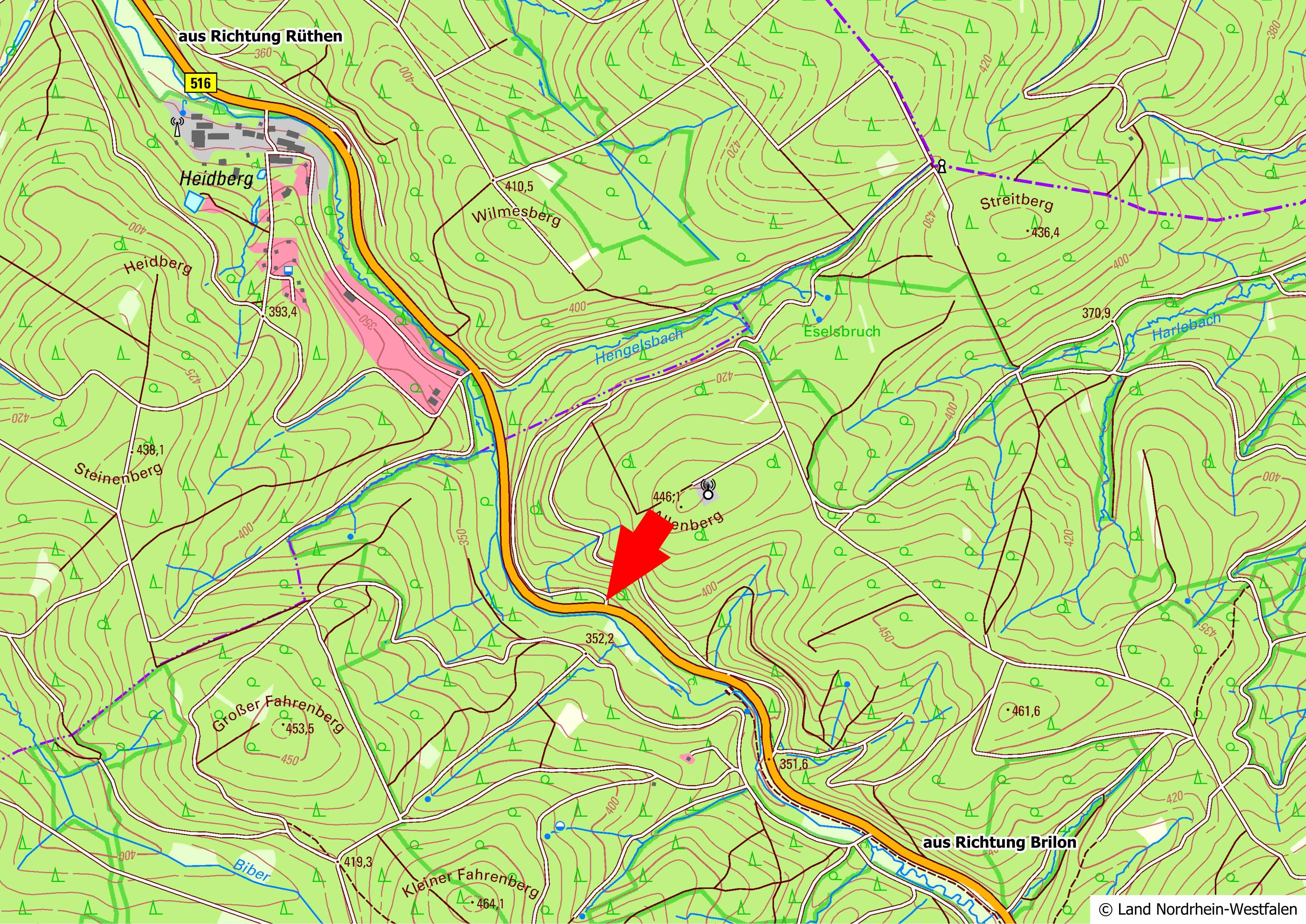Karte Möhnestraße